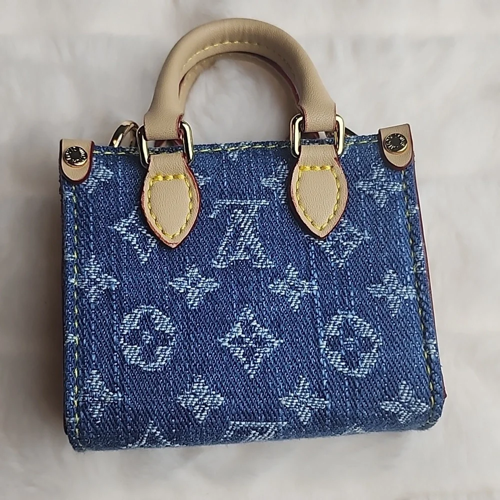 Upcycled Denim Crossbody Bag - Picture 2 of 5